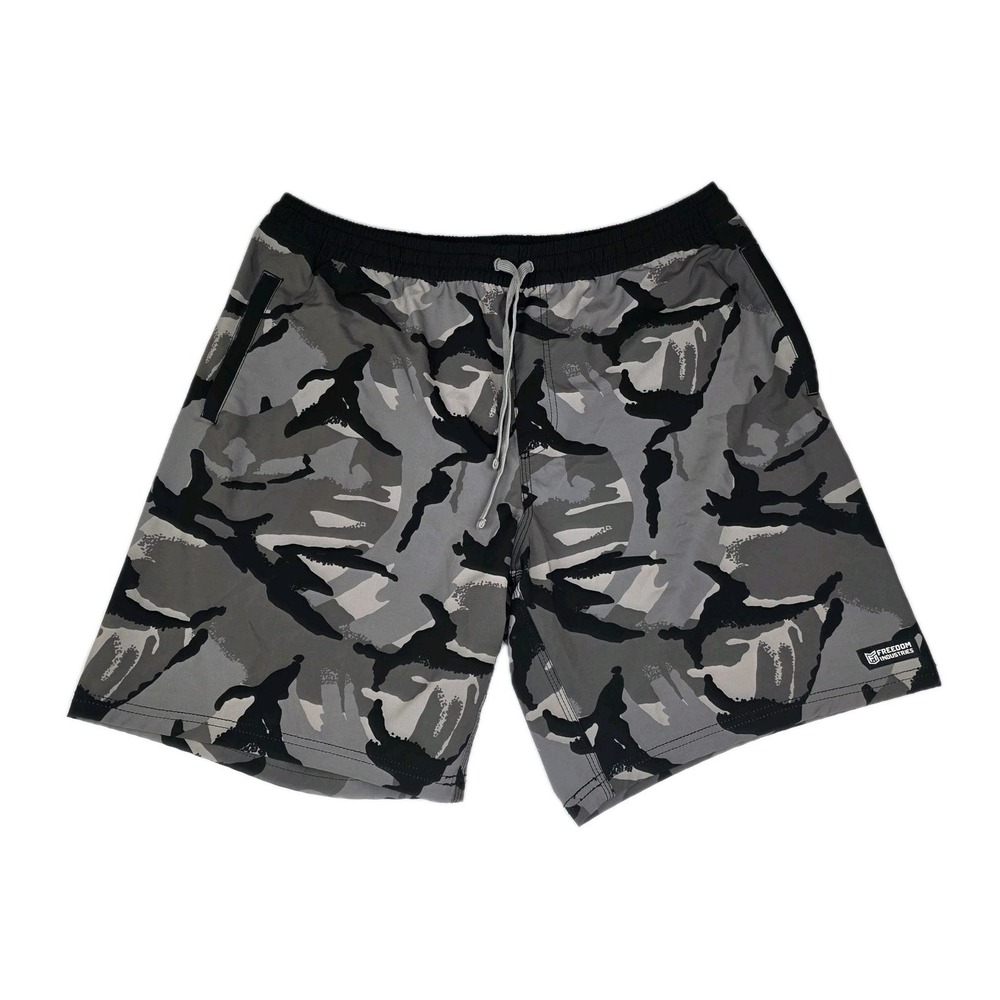 Freedom Industries Adapt Hybrid Shorts Mens‎ 2XL Camo Swim Trunks Boardshorts